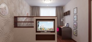 Интересные Решения Перепланировки Однокомнатной Квартиры